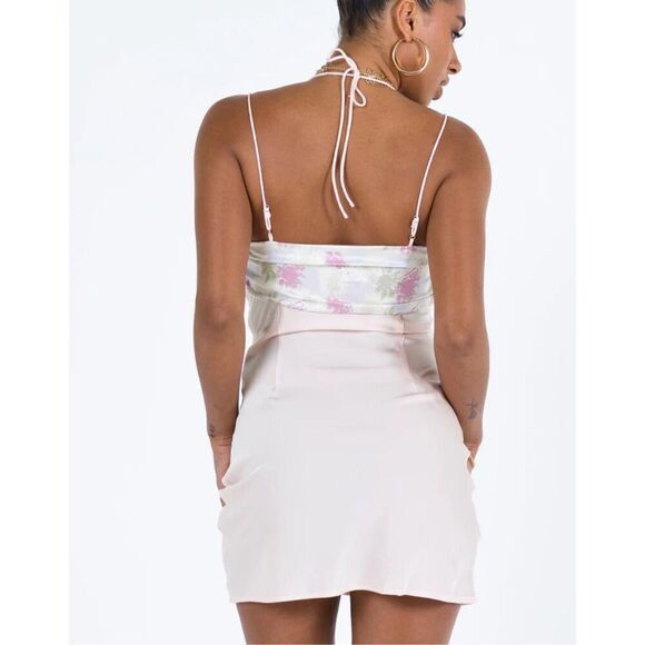 Princess Polly ALLERY MINI DRESS PINK Floral Size 10 Nwot - Picture 9 of 9